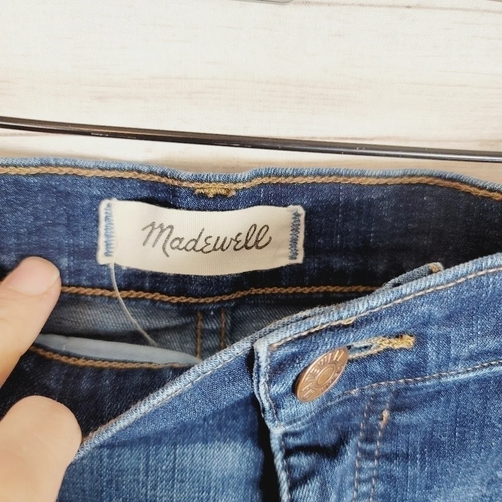 MADEWELL 10Inch HIGH RISE SKINNY JEANS, SZ 32